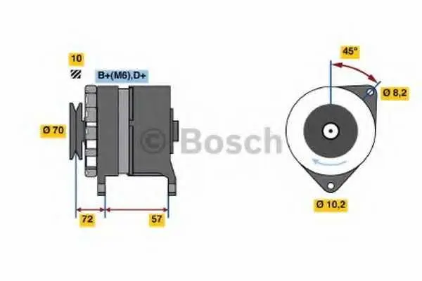 Генератор BOSCH