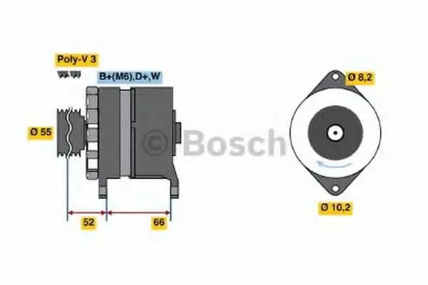 Генератор BOSCH