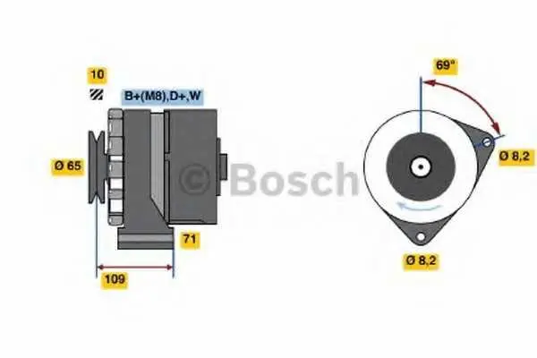 Генератор BOSCH