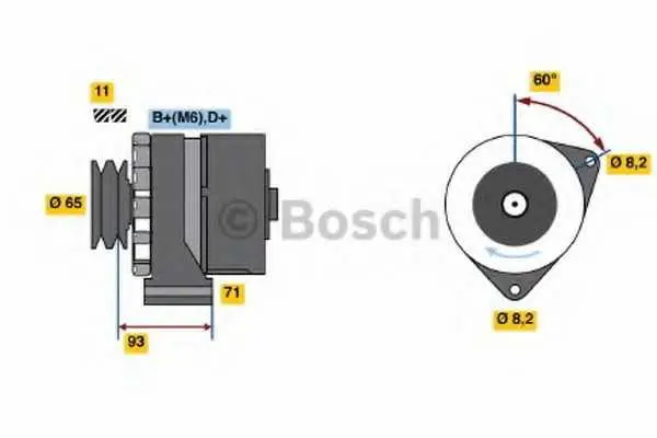 Генератор BOSCH