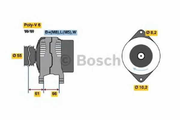 Генератор BOSCH
