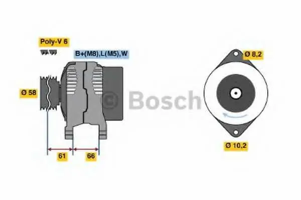 Генератор BOSCH