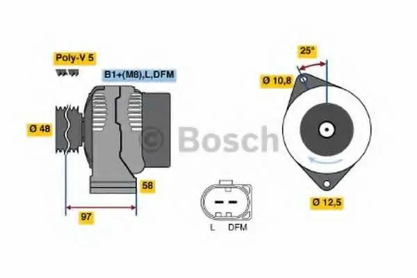 Генератор BOSCH