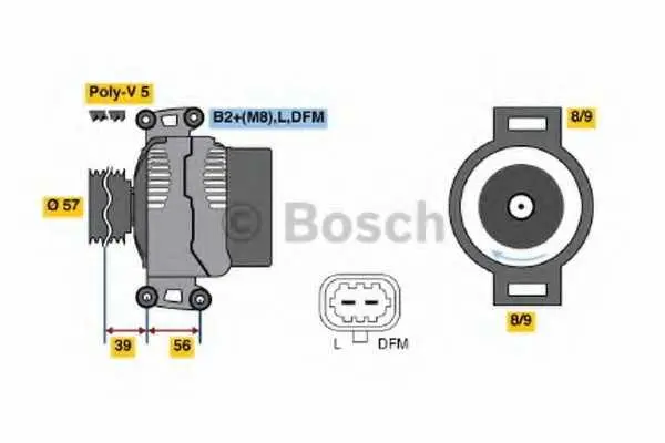 Генератор BOSCH