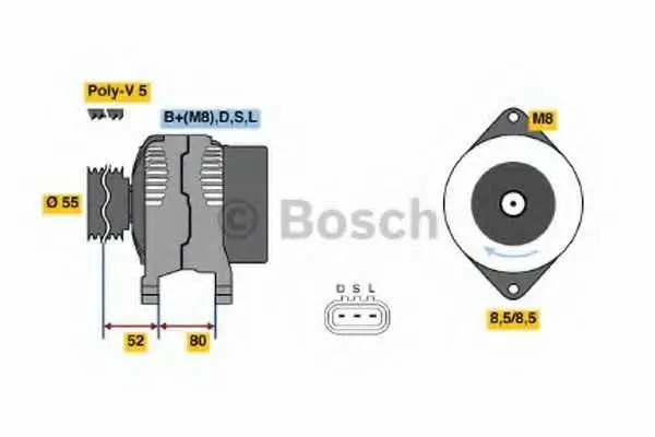 Генератор BOSCH