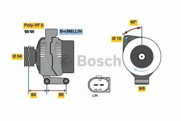 Генератор BOSCH