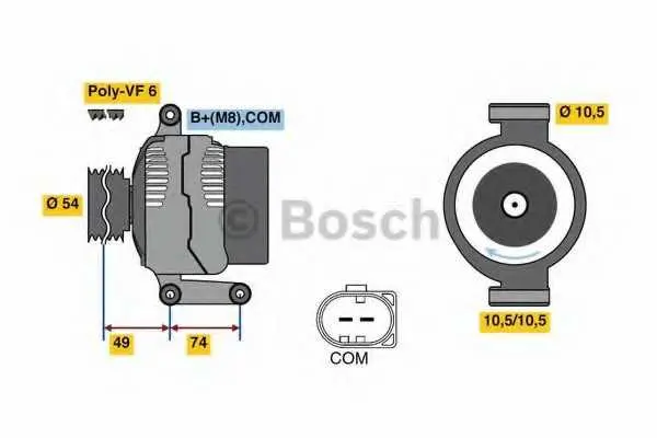 Генератор BOSCH