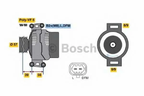 Генератор BOSCH