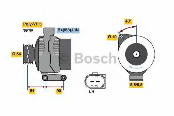 Генератор BOSCH