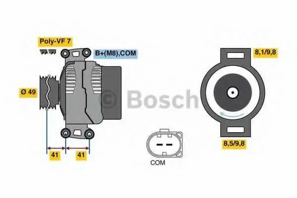 Генератор BOSCH