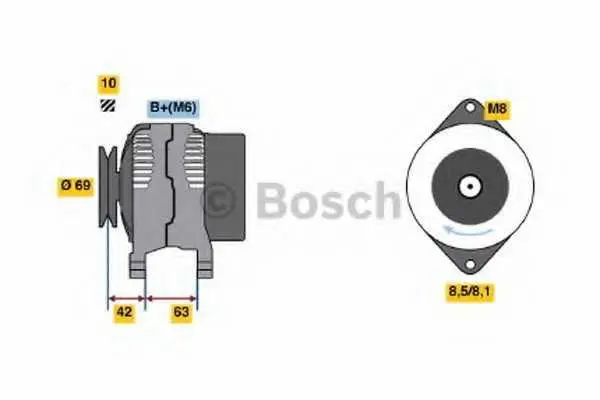Генератор BOSCH