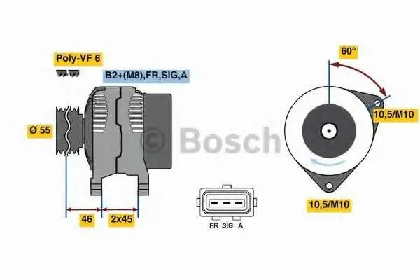 Генератор BOSCH