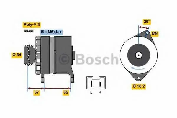 Генератор BOSCH