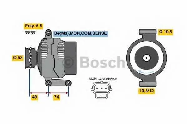 Генератор BOSCH
