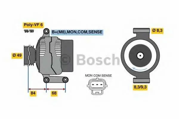 Генератор BOSCH