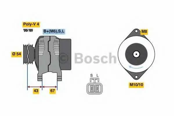 Генератор BOSCH