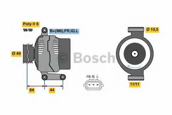 Генератор BOSCH
