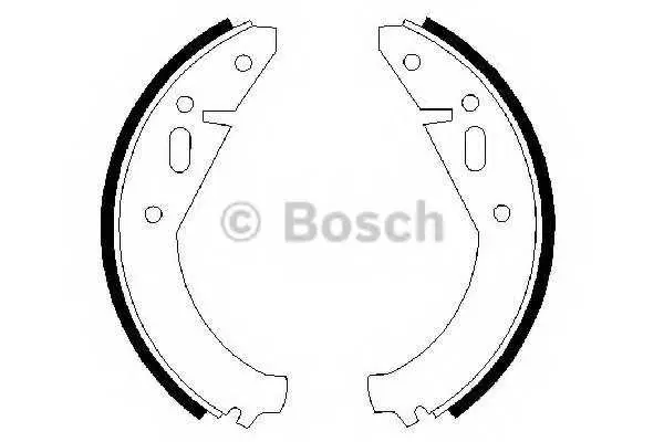 Комплект спирачна челюст BOSCH