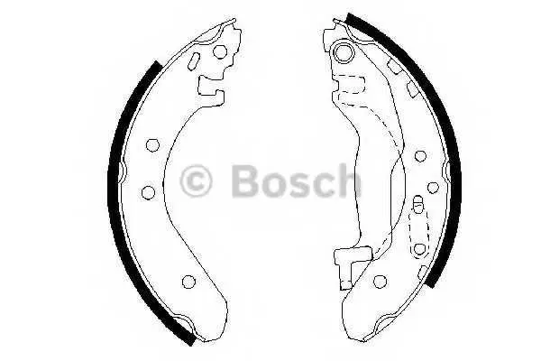 Комплект спирачна челюст BOSCH