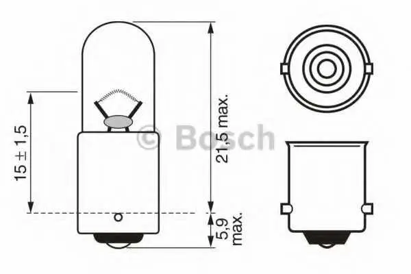 Крушка с нагреваема жичка, мигачи BOSCH