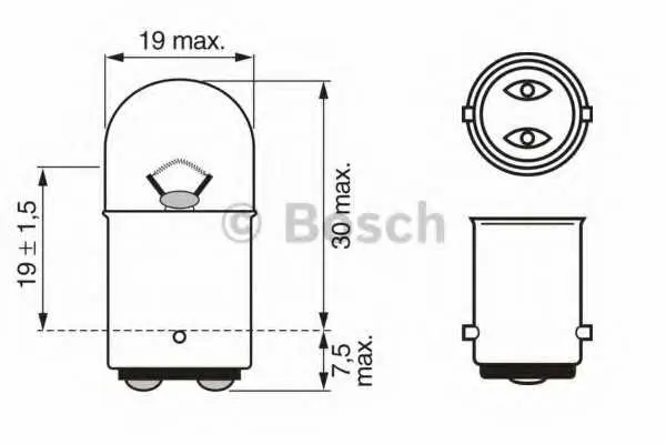 Крушка с нагреваема жичка, мигачи BOSCH