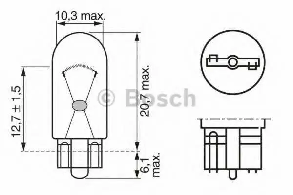 Крушка с нагреваема жичка, мигачи BOSCH