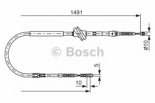 Жило, ръчна спирачка BOSCH