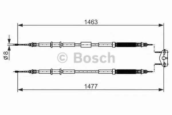 Жило, ръчна спирачка BOSCH