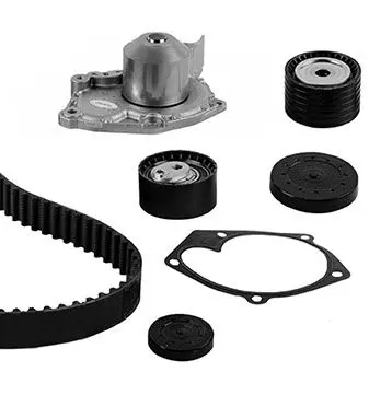 Водна помпа и к-кт ангренажен ремък GRAF KP822-3