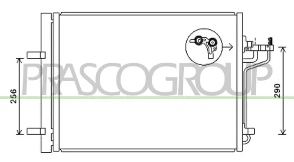 Кондензатор, климатизация PRASCO