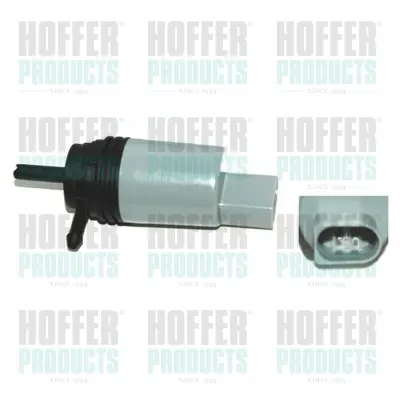 Водна помпа за миещо устр., почистване на стъклата HOFFER