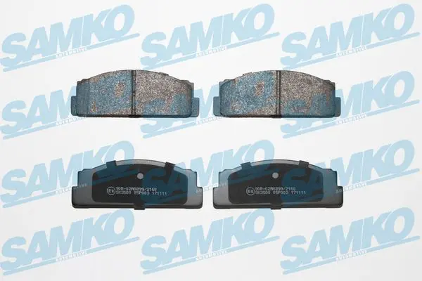 Комплект спирачно феродо, дискови спирачки SAMKO