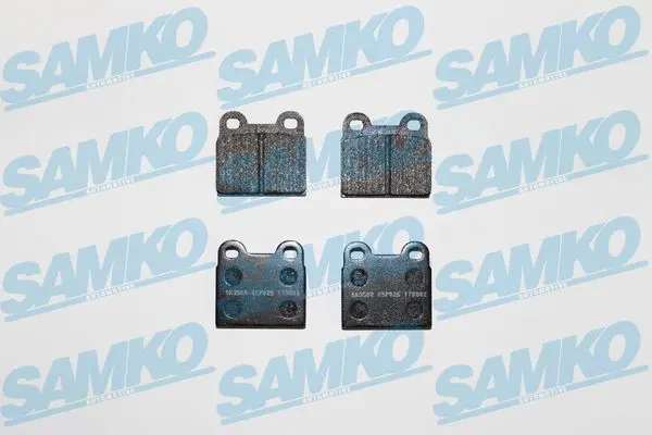 Комплект спирачно феродо, дискови спирачки SAMKO