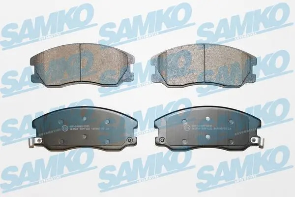 Комплект спирачно феродо, дискови спирачки SAMKO
