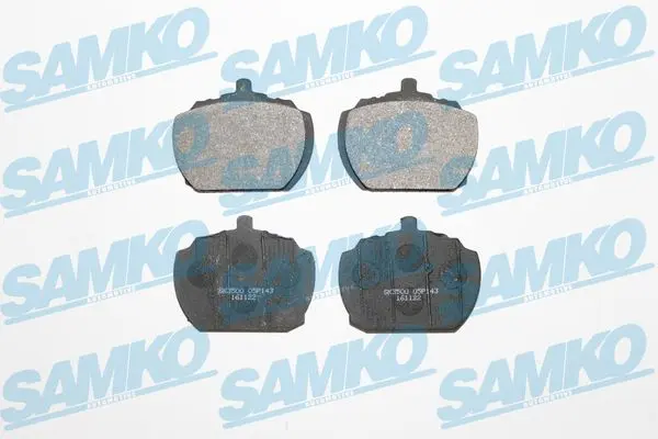 Комплект спирачно феродо, дискови спирачки SAMKO