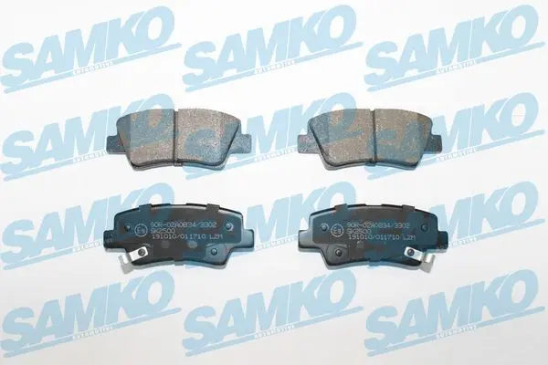 Комплект спирачно феродо, дискови спирачки SAMKO