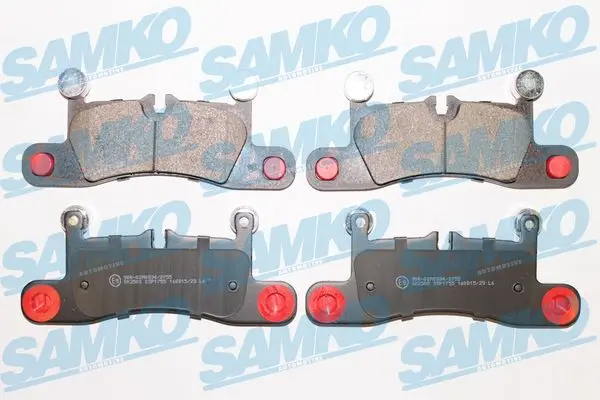 Комплект спирачно феродо, дискови спирачки SAMKO