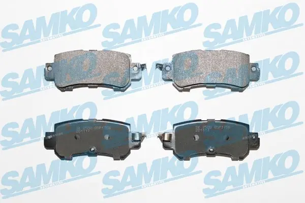 Комплект спирачно феродо, дискови спирачки SAMKO