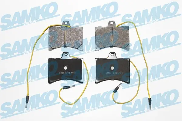 Комплект спирачно феродо, дискови спирачки SAMKO