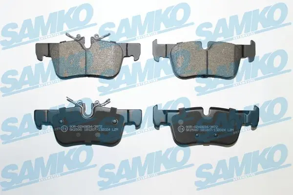 Комплект спирачно феродо, дискови спирачки SAMKO