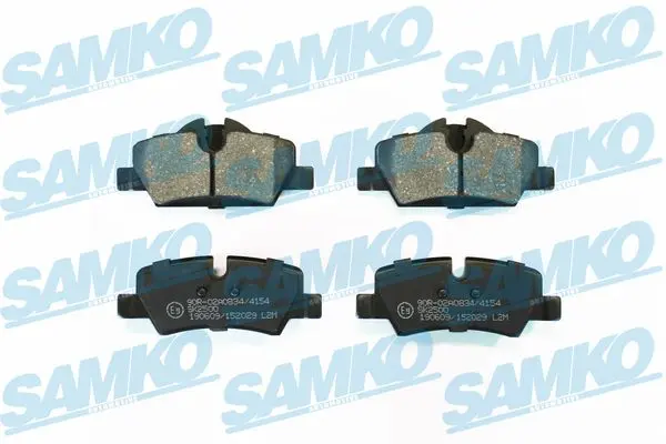 Комплект спирачно феродо, дискови спирачки SAMKO