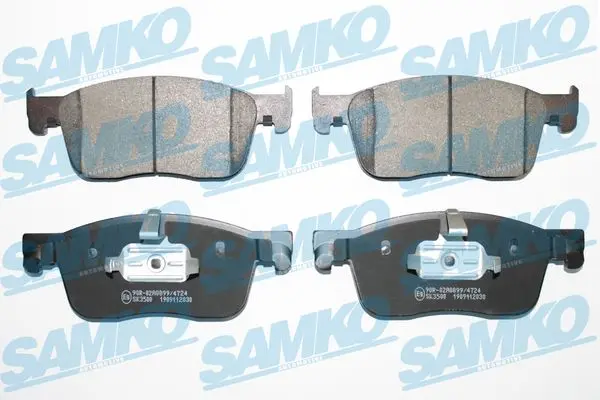 Комплект спирачно феродо, дискови спирачки SAMKO