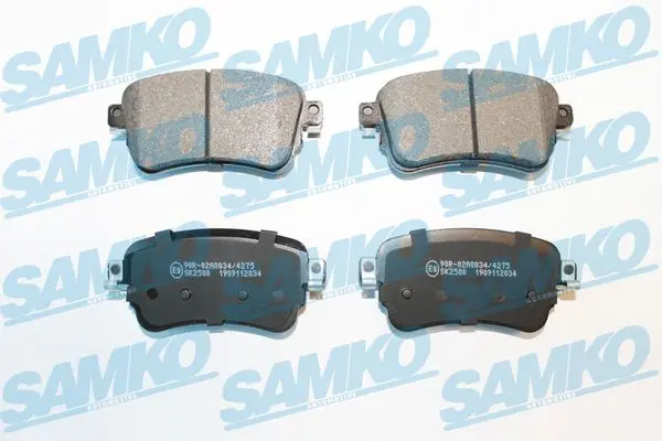 Комплект спирачно феродо, дискови спирачки SAMKO