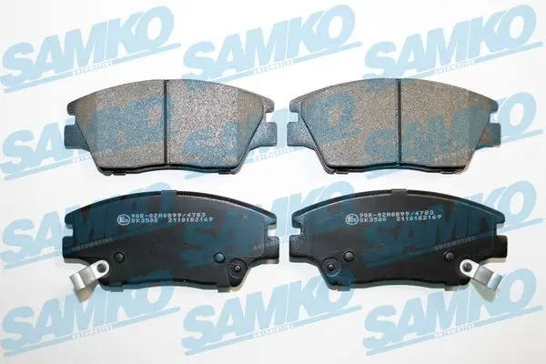Комплект спирачно феродо, дискови спирачки SAMKO