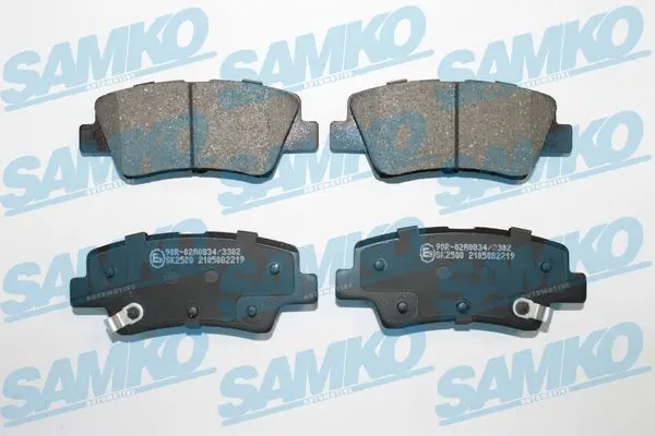 Комплект спирачно феродо, дискови спирачки SAMKO