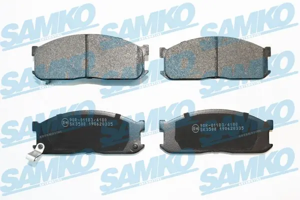 Комплект спирачно феродо, дискови спирачки SAMKO