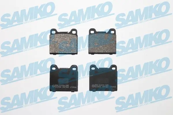 Комплект спирачно феродо, дискови спирачки SAMKO