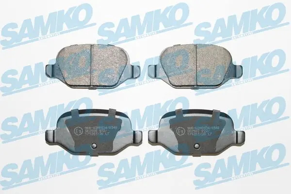 Комплект спирачно феродо, дискови спирачки SAMKO