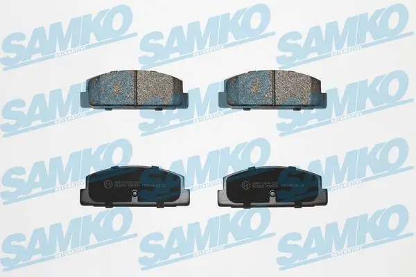 Комплект спирачно феродо, дискови спирачки SAMKO