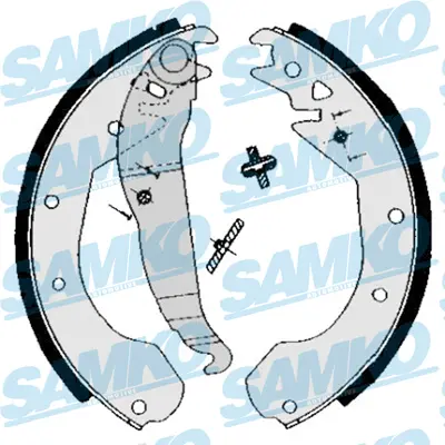 Комплект спирачна челюст SAMKO